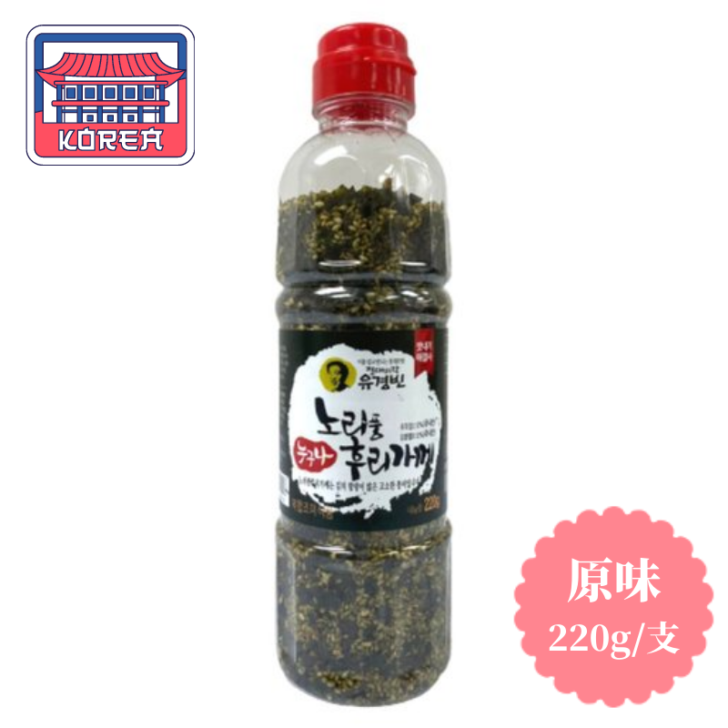 韓國芝麻海苔飯素220g（韓國原裝進口）-日本食材-打邊爐食材-氣炸食譜-日本刺身- iEATplus日本業務超市