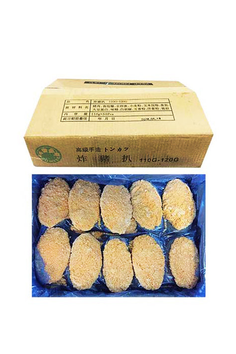 凍-日式吉列豬扒(大130g-140g)50件 (FM03R)-日本食材-打邊爐食材-氣炸食譜-日本刺身- iEATplus日本業務超市