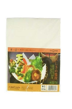 天婦羅吸油紙100張/包(5包/扎)(100包/箱) (JP74BRA)-日本食材-打邊爐食材-氣炸食譜-日本刺身- iEATplus日本業務超市