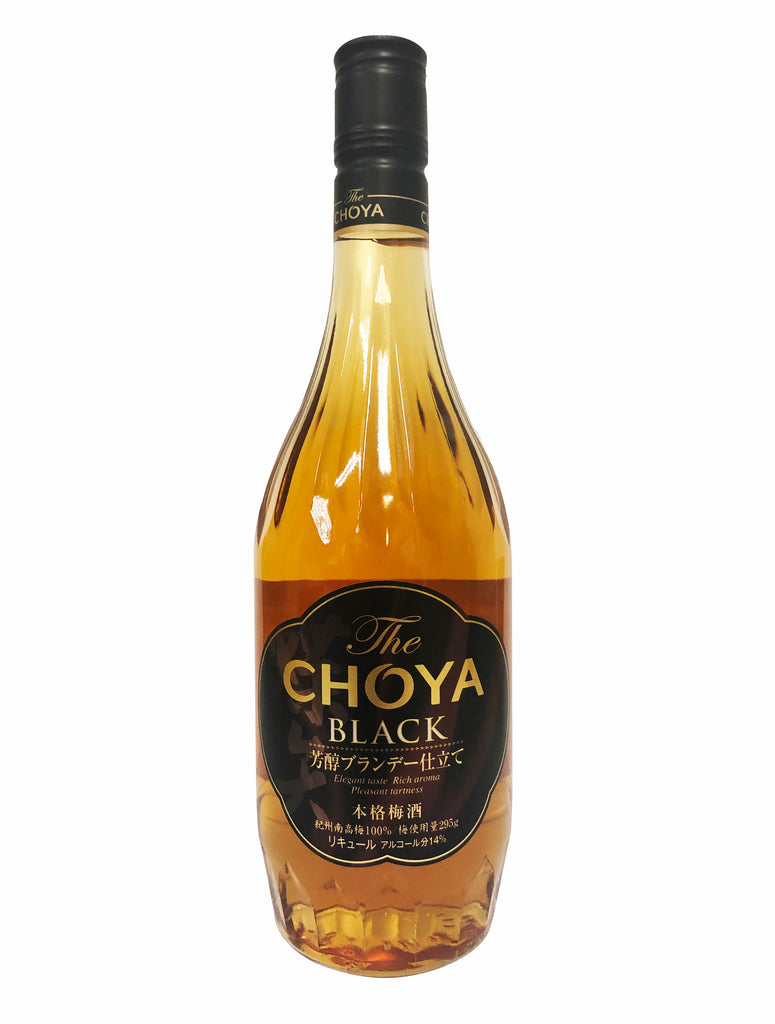 日本CHOYA The Choya Black梅酒（Acl.14%）720ml-日本食材-打邊爐食材-氣炸食譜-日本刺身- iEATplus日本業務超市