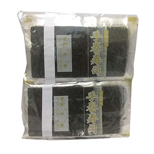 雙翼手卷海苔 100片/包 50包/箱 (RH04C)-日本食材-打邊爐食材-氣炸食譜-日本刺身- iEATplus日本業務超市