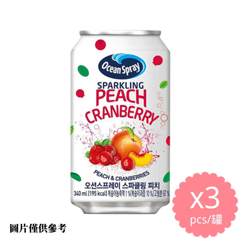 Oean spray韓國桃蔓越莓汁340ml-日本食材-打邊爐食材-氣炸食譜-日本刺身- iEATplus日本業務超市