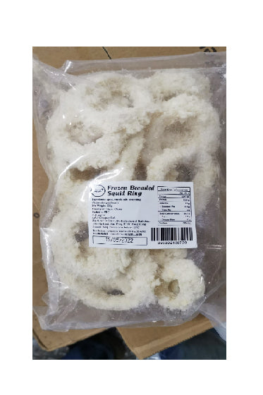 Manna J 吉列魷魚圈 500g/包（急凍海產）-日本食材-打邊爐食材-氣炸食譜-日本刺身- iEATplus日本業務超市